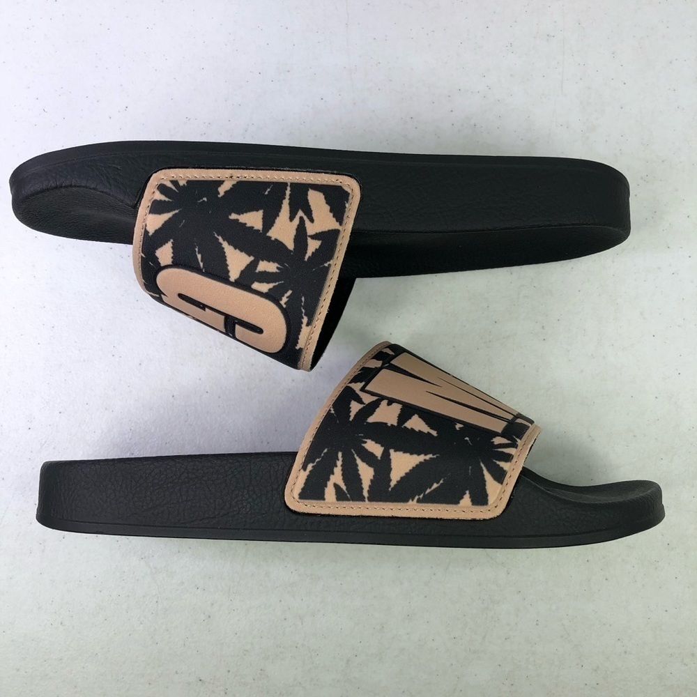 MSGM Men’s Black White Slide Sandals Size 7 $135. - Picture 2 of 8